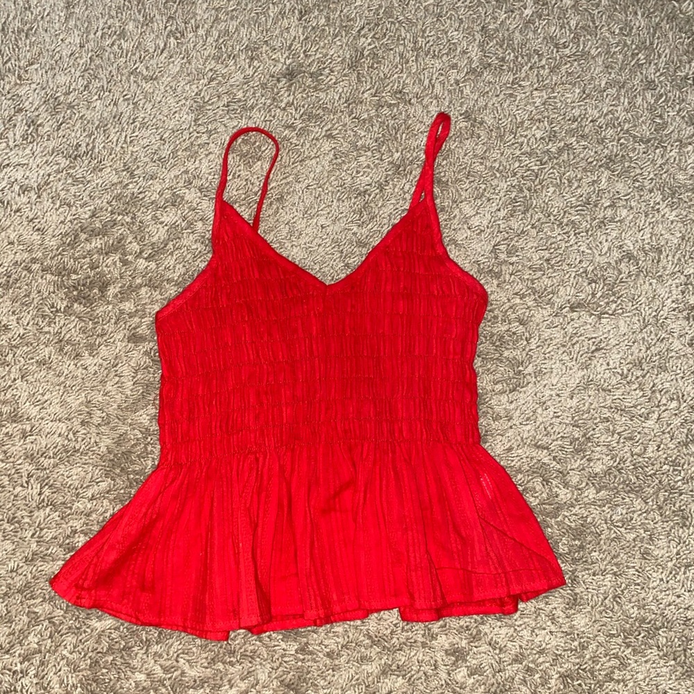 cute red top (size small)